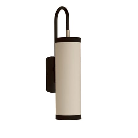 Applique Tokyo tissu blanc noir / Coton - H 42 cm - Maison Sarah Lavoine