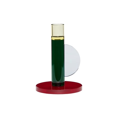 Bougeoir Astro verre vert - HÜBSCH
