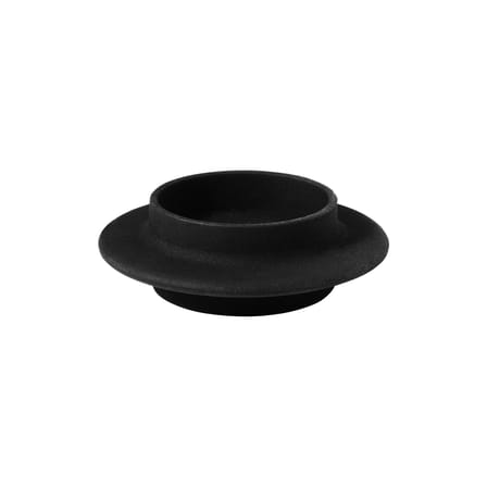 Heima Candle stick metal black For block candles - Normann Copenhagen
