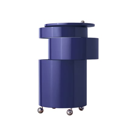 Chariot Barboy bois bleu / Verner Panton, 1963 - Verpan