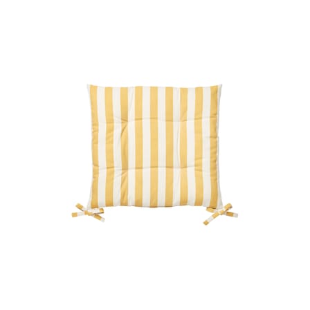 Coussin d'assise Franca tissu jaune / 44 x 42 cm - BROSTE COPENHAGEN