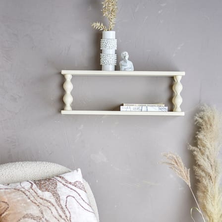 Etagère murale Salino bois blanc / L 60 x H 17 cm - Bloomingville