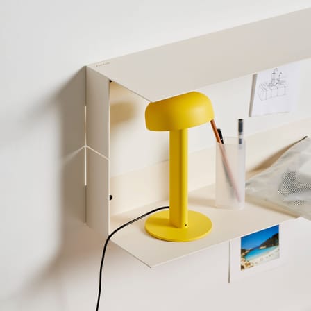 Étagère Pli Floating métal blanc / 60 x 20 cm - TIPTOE