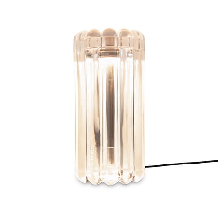 Lampada da tavolo Press LED vetro trasparente / H 23,5 cm - Tom Dixon