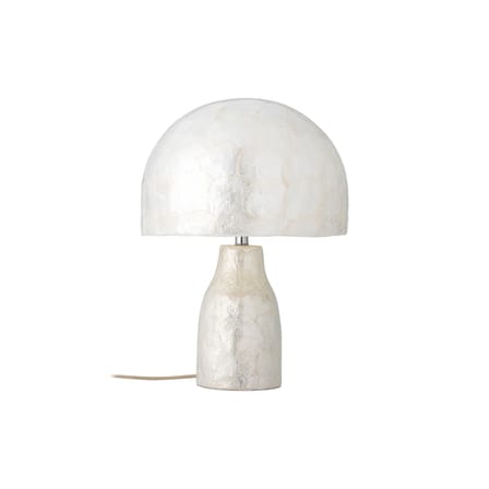 Lampe de table Adria / Coquille de capiz - H 43 cm - Bloomingville