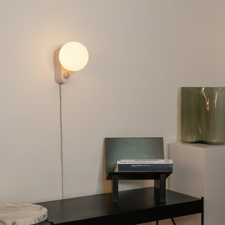 Lampe de table Alumina métal rose / Applique - TALA