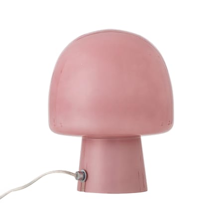 Lampe de table Paddy verre rose / Ø 20 x H 26,5 cm - Bloomingville