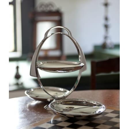 Plateau Anna gong métal / Pliable - L 44 cm - 3 étages - Alessi