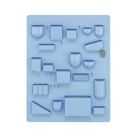 Rangement mural Uten.Silo I RE bleu / Plastique recyclé - Dorothee Becker (1969) - 67 x 87 cm - Vitra