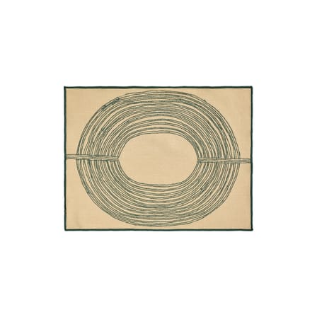 Set de table Mirage vert / 45 x 35 cm - Brodé main - Maison Sarah Lavoine