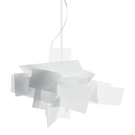 Suspension Big Bang plastique blanc / Ø 96 cm - Franzolini & Jimenez, 2005 - Foscarini