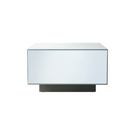 Table basse Mirror Block verre miroir / 60 x 60 x H 35 cm - HK LIVING