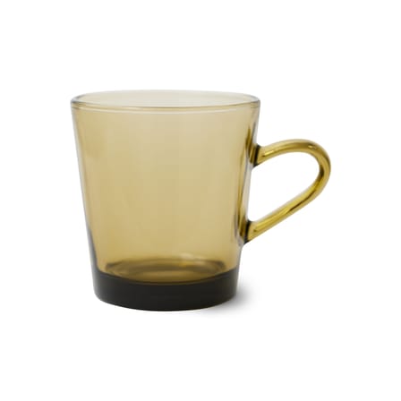 Tasse à café 70s glassware verre vert / Set de 4 - 23 cl - HK LIVING