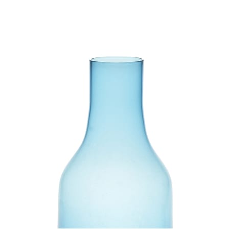 Carafe Bottiglia verre bleu / Vase - H 27 cm - Bitossi Home