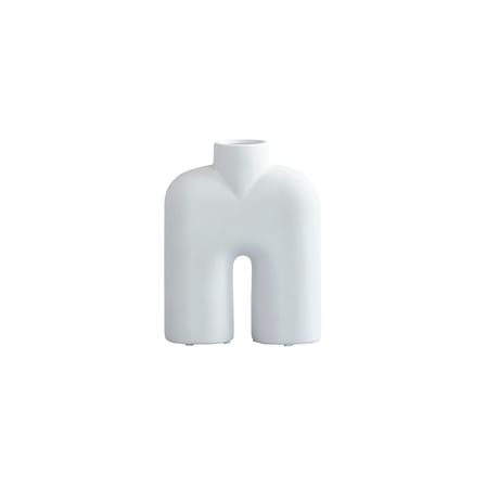 Vase Cobra Tall Mini céramique blanc / L 18 x H 23 cm - 101 COPENHAGEN