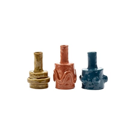 Set de 3 mini vases Molly 03 multicolore - Serax