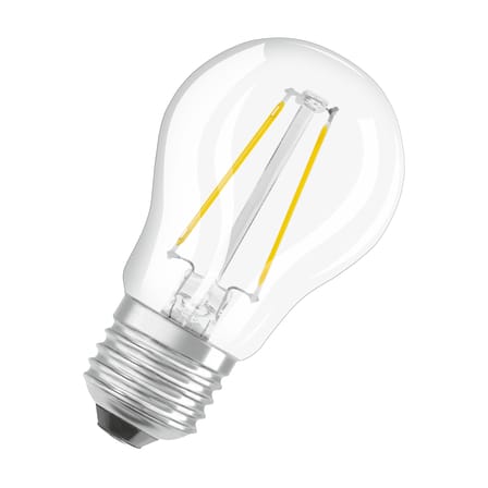 Ampoule LED E27 Mini Globe P45 Clear / 2,5W (= 25W) - Blanc chaud - Osram