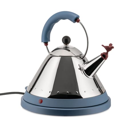 Bouilloire électrique Oisillon métal plastique bleu - Alessi