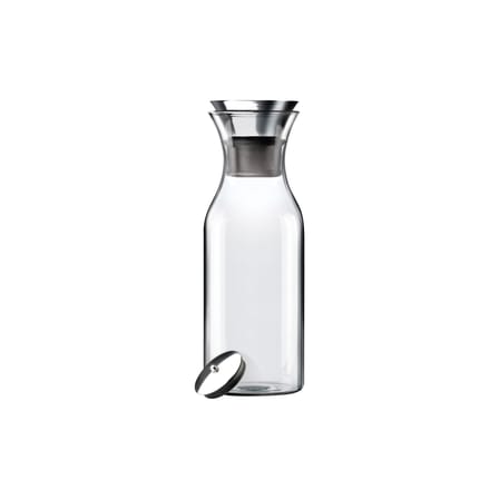 Carafe Stoppe-goutte métal verre transparent 1L / Sans fourreau - Eva Trio