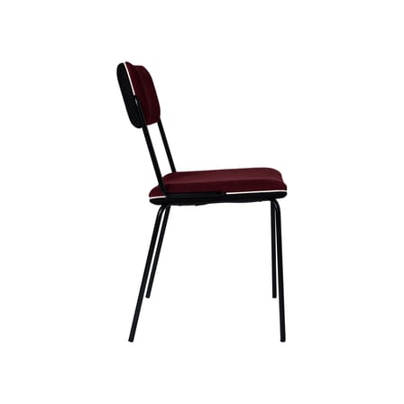Chaise rembourrée Double jeu tissu violet - Maison Sarah Lavoine