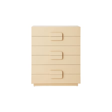 Commode Spacious bois beige / L 80 x P 40,5 x H 98 cm - HK LIVING