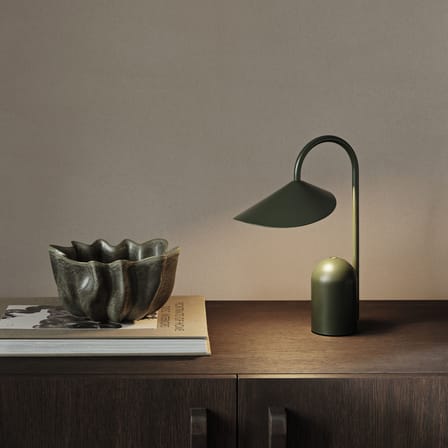 Coupe Nium Small céramique vert / Ø 22 x H 11 cm - Ferm Living