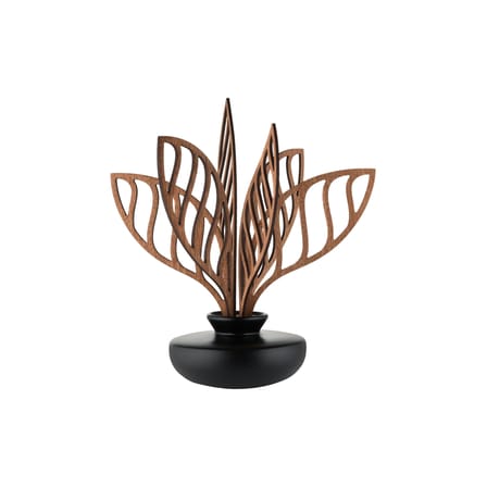 Diffuseur de parfum The Five Seasons céramique noir bois naturel / H 22,5 cm - Alessi