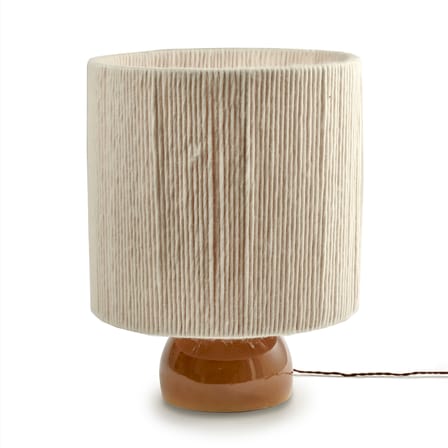 Lampada da tavolo Heritage tessuto marrone / H 66,5 cm - Serax