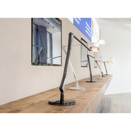 Lampe de table Aledin TEC LED plastique transparent / Diffuseur plat - Kartell