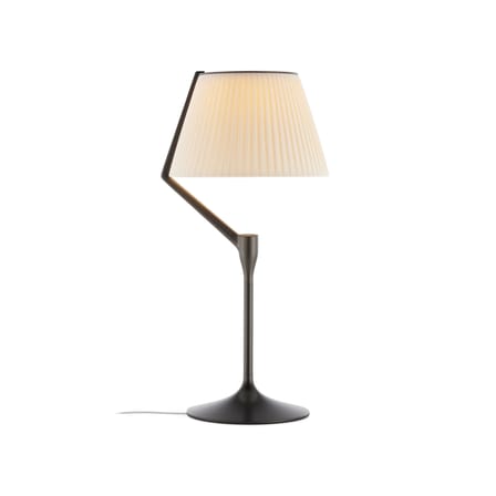 Lampe de table Angelo Stone LED / H 70 cm - Tissu plisssé - Kartell