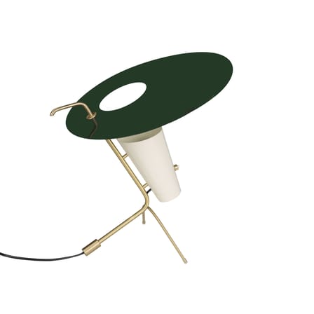 Lampe de table G24 métal vert / Réédition 1953, Pierre Guariche - H42 cm - SAMMODE STUDIO