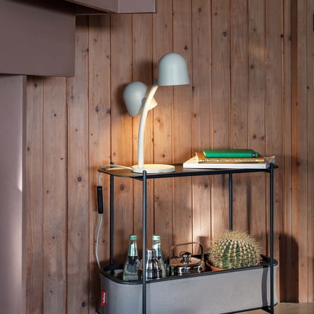 Lampe de table Little Lebow métal blanc / 2 spots orientable - Fatboy