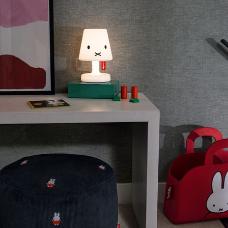 Lampe extérieur sans fil rechargeable Edison the Petit x Miffy / H 25 cm - Fatboy