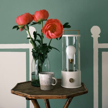 Lampe sans fil rechargeable The Muse 2.0 métal blanc / IP44 - TALA