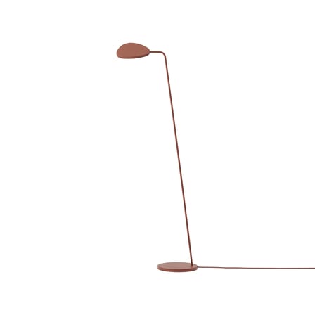 Lampadaire Leaf LED métal orange / Orientable - Muuto
