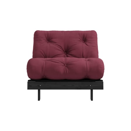 Fauteuil convertible Roots / Dormeuse & lit d'appoint - 3 positions / Structure noire - KARUP DESIGN