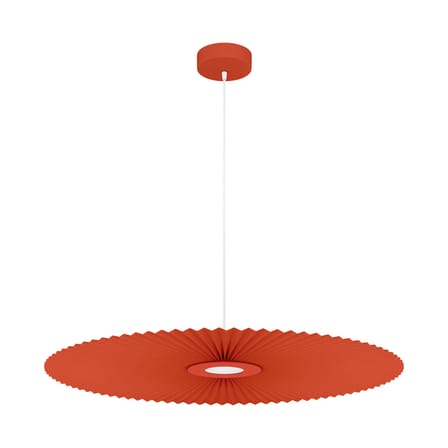 Carmen Pendant textile orange Medium LED / Ø 90 cm - Hartô