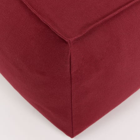 Pouf Lucky tessuto rosso - NOBODINOZ