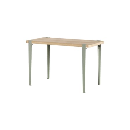 Lobo Rectangular table metal grey / 120 x 60 cm - 2 to 4 people / Eco-certified Wood - TIPTOE