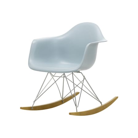 Rocking chair RE RAR - Eames Plastic Armchair plastique bleu / (1950) - Recyclé - Vitra