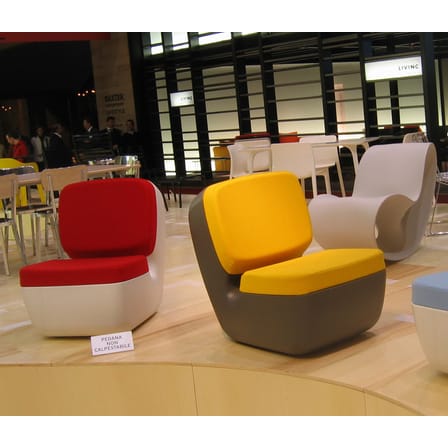 Rocking chair Voido plastique gris - Magis