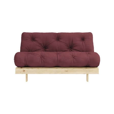 Divano convertibile Roots legno rosso / L 140 cm - 3 posizioni / Struttura in pino chiaro - KARUP DESIGN