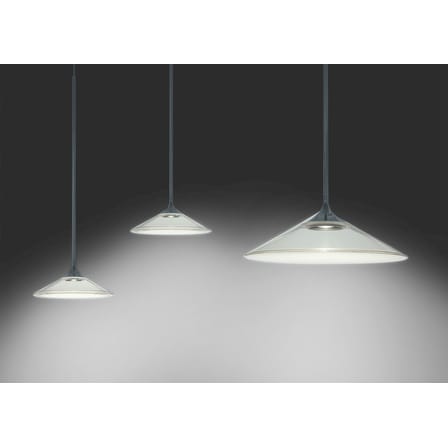 Suspension Orsa LED verre transparent / Ø 21 cm / Seconde vie - Artemide