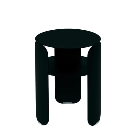 Table d'appoint Bebop métal noir / Ø 35 x H 45 cm - Fermob