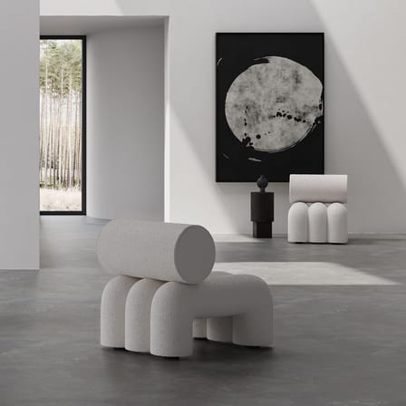 Table d'appoint Column marron / Ø 25 x H 50 cm - 101 COPENHAGEN