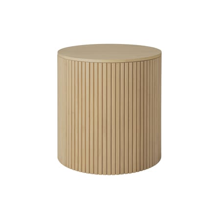 Table d'appoint Roller Max bois naturel / Coffre - Ø 40 x H 42 cm - Ethnicraft