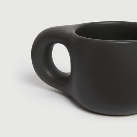 Tazza Dough ceramica nero / Ø 9 x H 7,7 cm - TOOGOOD