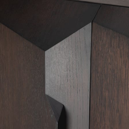 Armoire Stairs bois marron / L 100 x H 150 cm - Ethnicraft