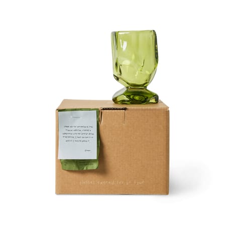Bicchiere da vino  vetro verde di Nienke Sikkema / Set di 4 - HK LIVING