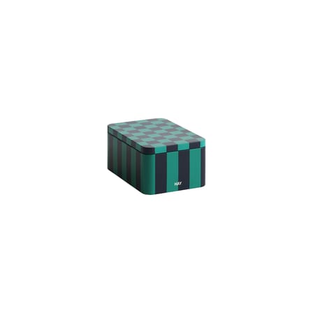 Boîte hermétique Tin Small métal vert / 17 x 11 x H 7,3 cm - Hay
